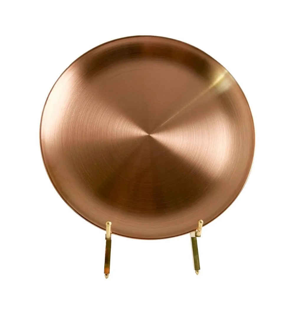 Copper Stainless Steel Salad Plate