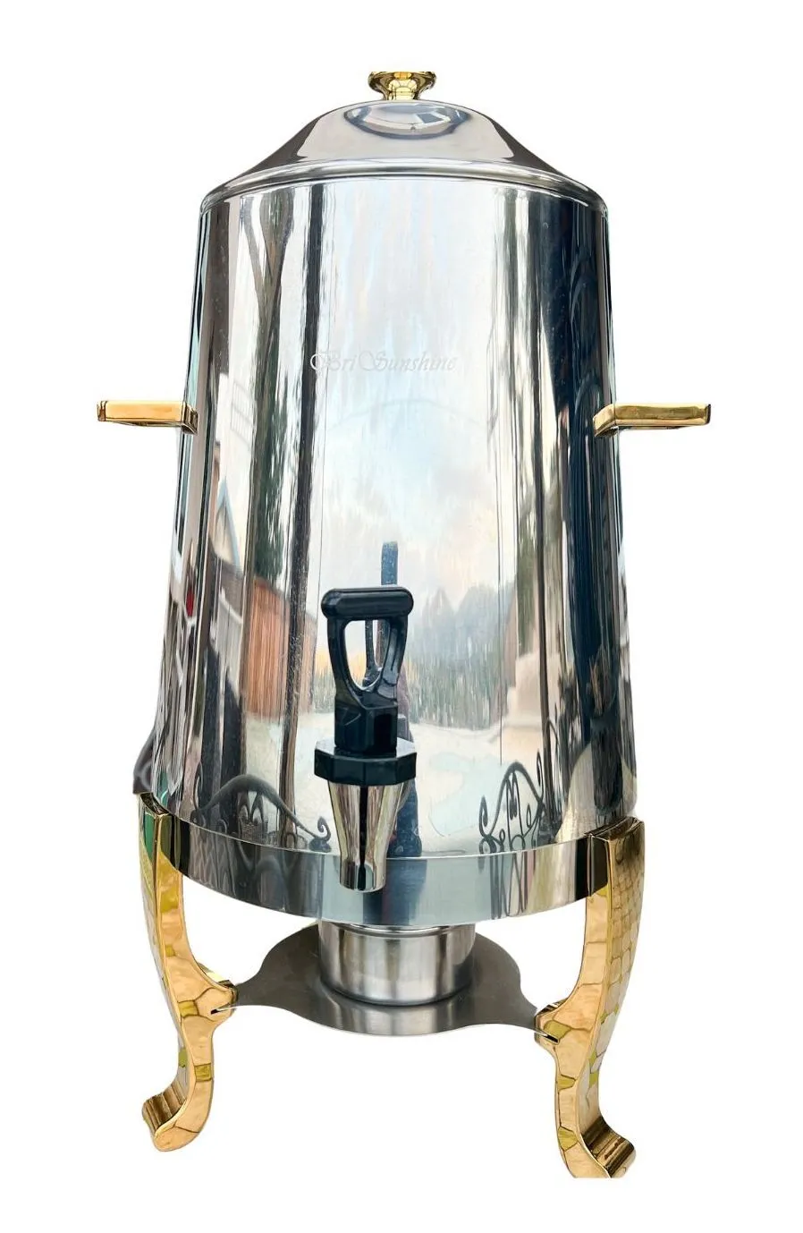 Silver/Gold 13L Chafer Urn Hot Drinks Dispenser