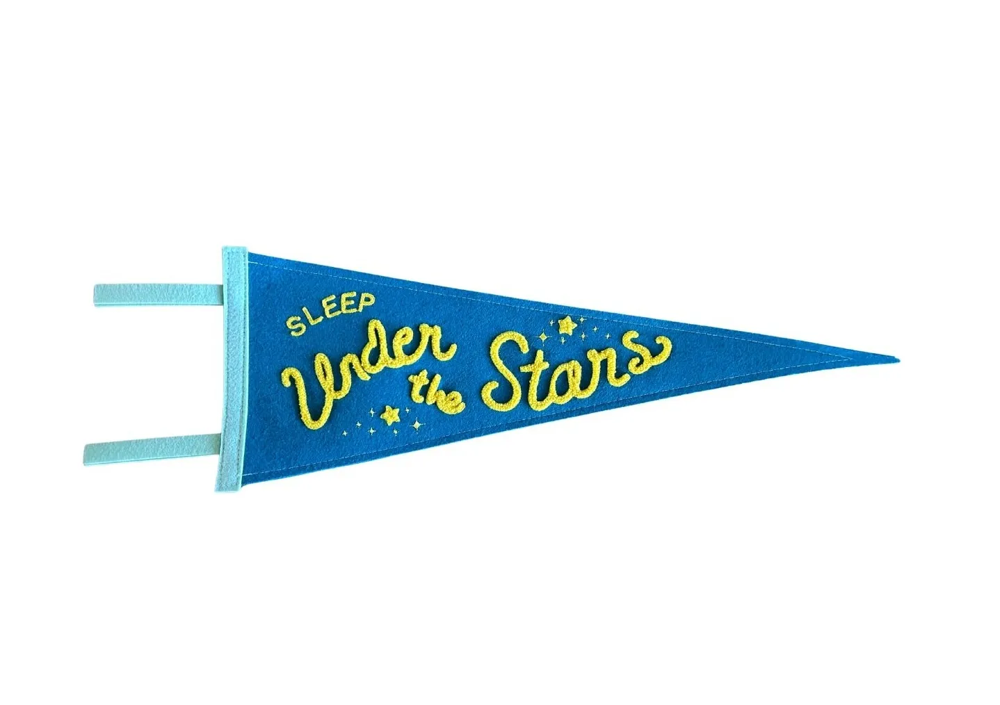 Sleep Under The Stars Felt Camp Pennant