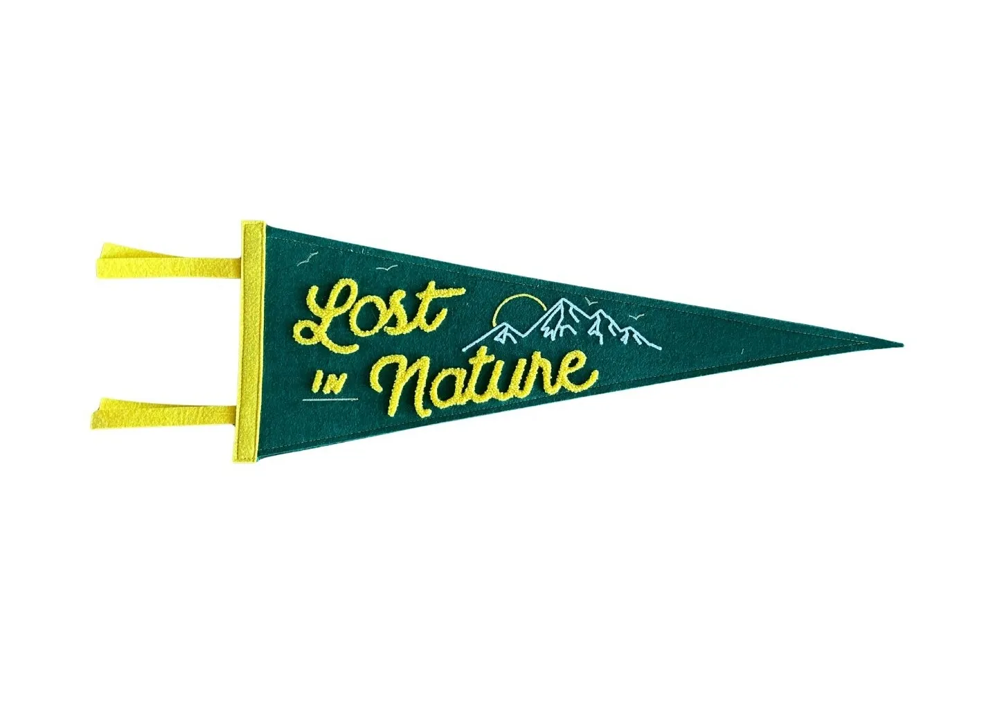Lost in Nature Camp Felt Pennant