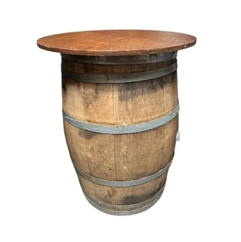 Rustic Wine Barrel Cocktail Tables