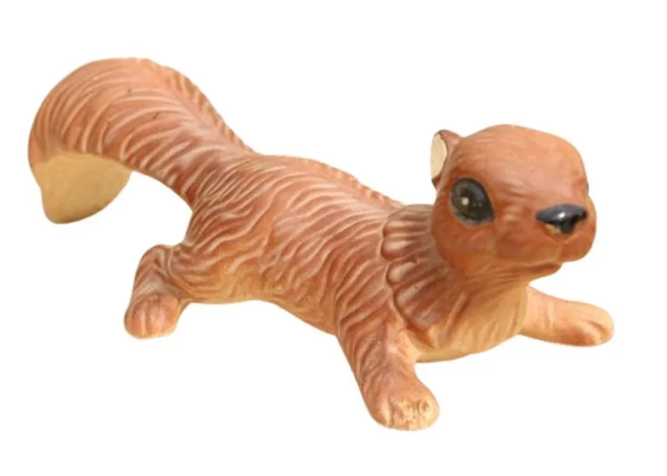Brown Vintage Ceramic Squirrel/Small