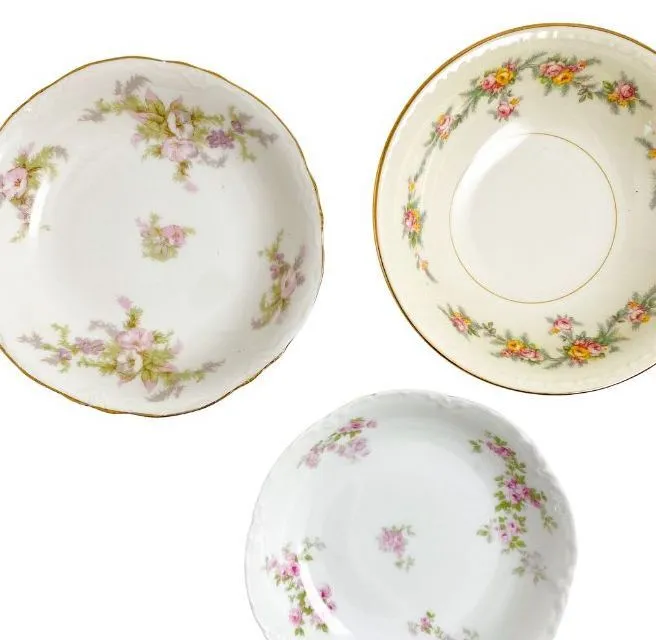 Vintage Floral Bowls Various