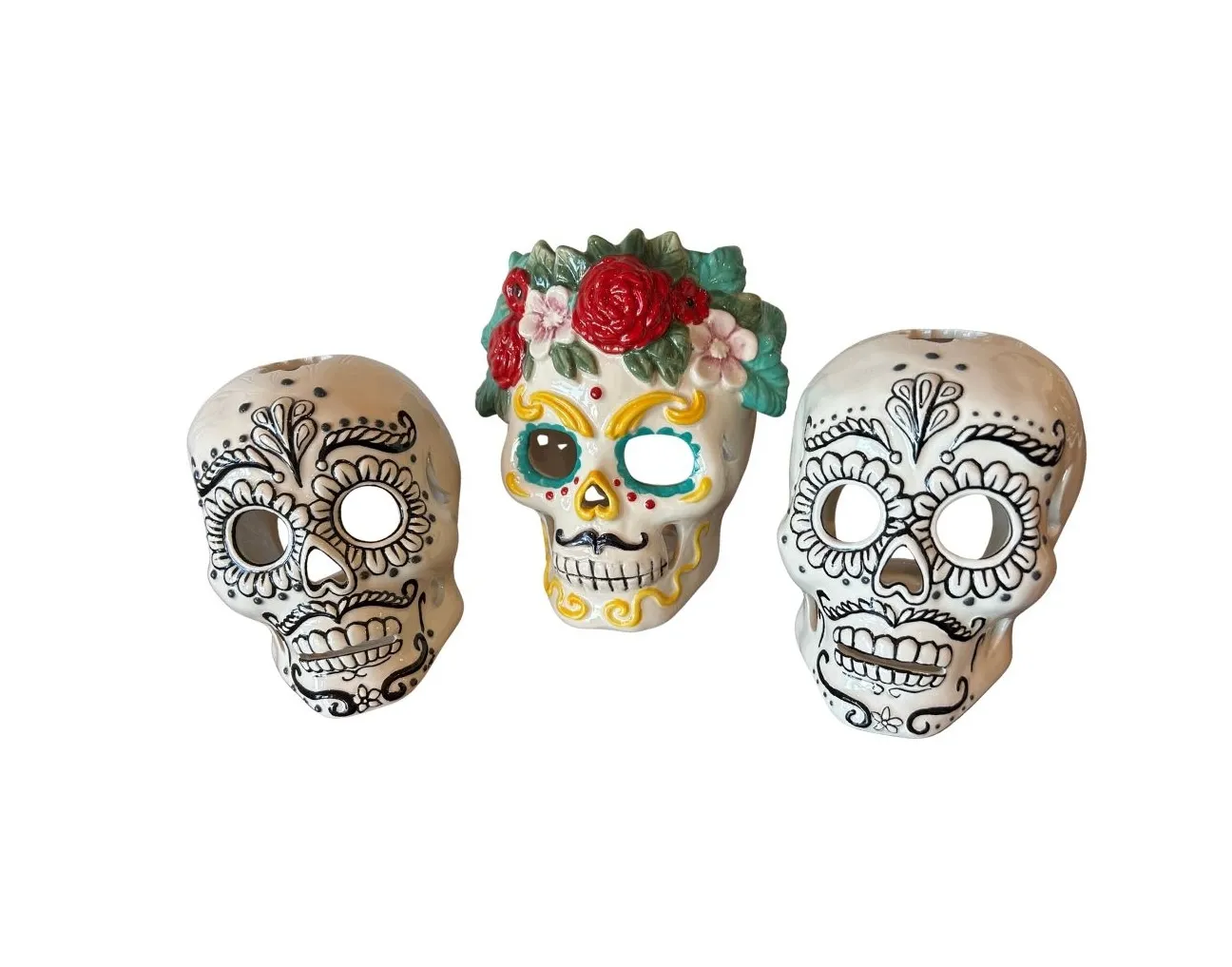 Day of Dead Skull Votives