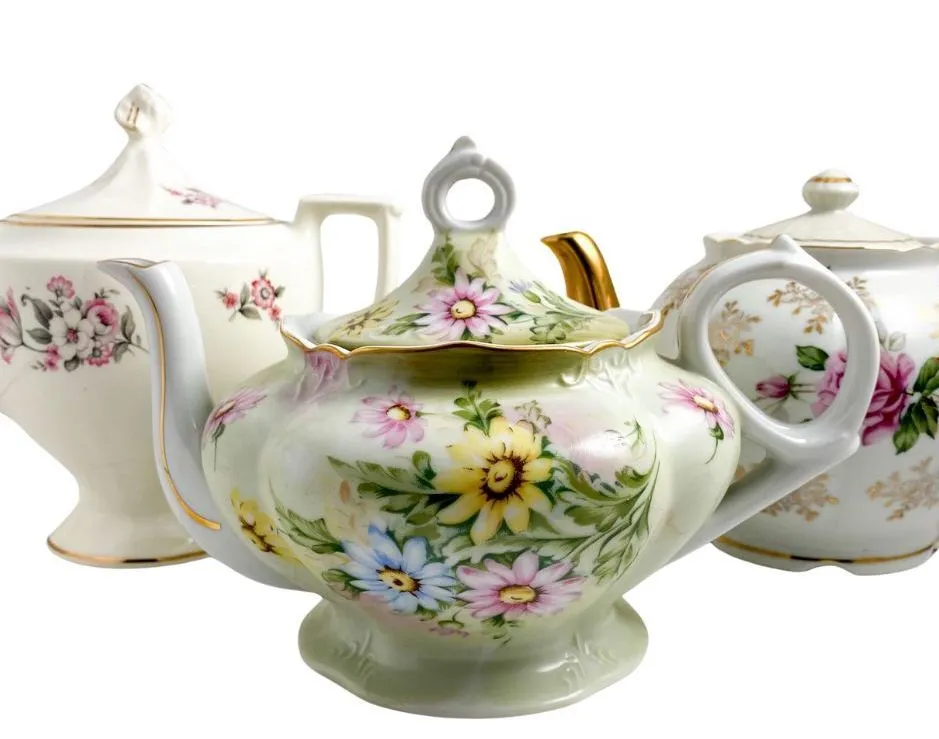 Vintage Floral Teapots
