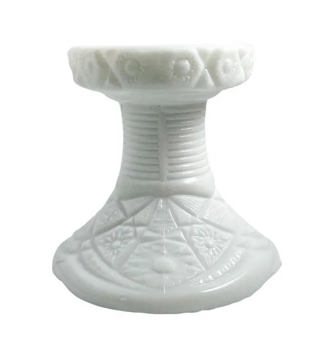 Milk Glass Candlestick Holders/Various