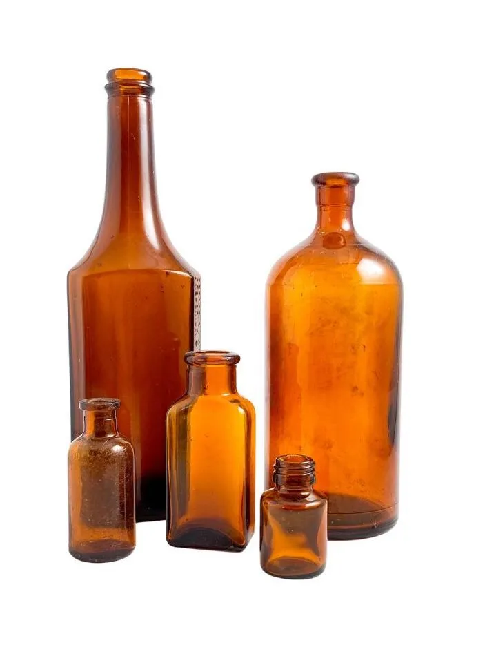 Vintage Brown Bottles/Various