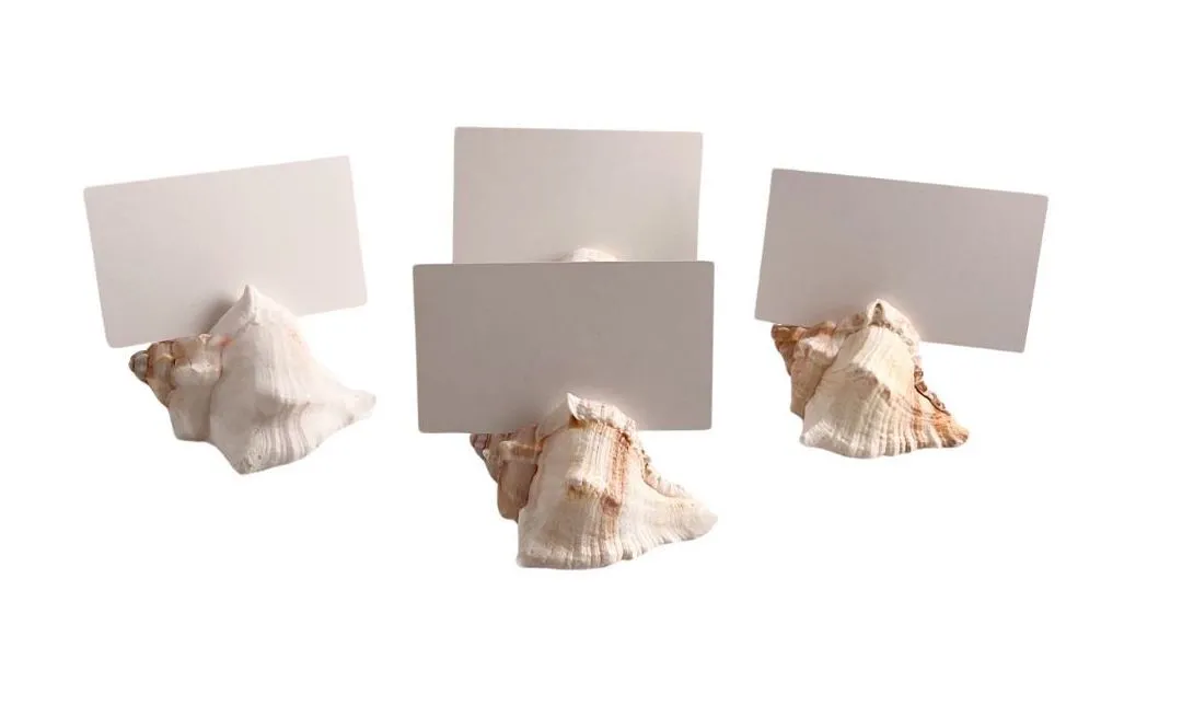 Shell Place Card Holders/Set of 4