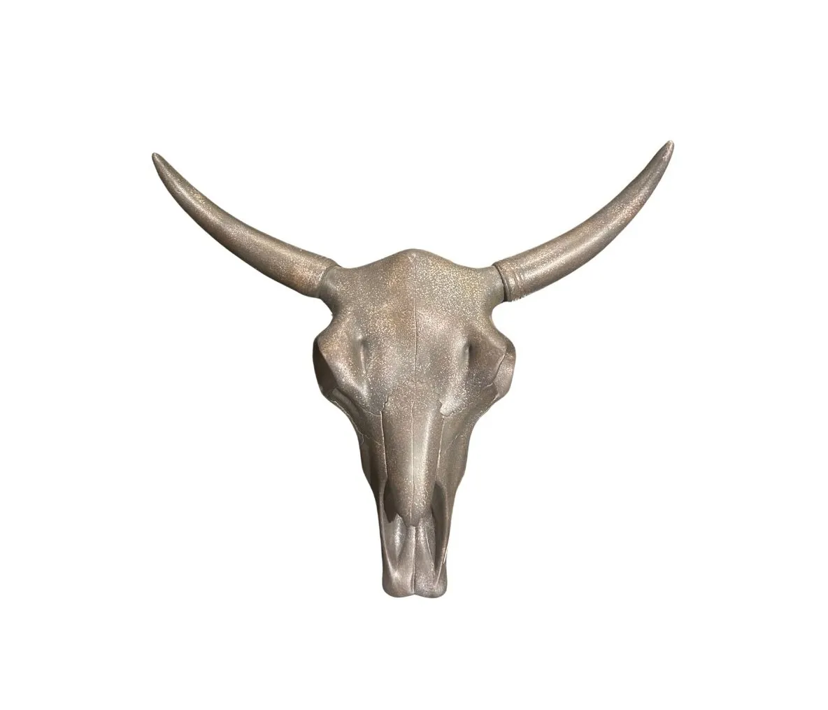 Resin Steer Skull Wall Decor