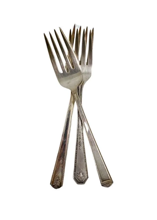 Heirloom Silverplate Salad Forks