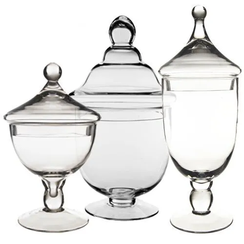 Candy Bar Apothecary Jars and Bowls