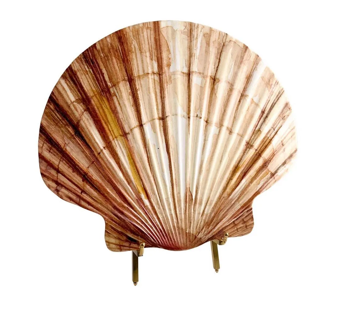 Shell Melamine Plate