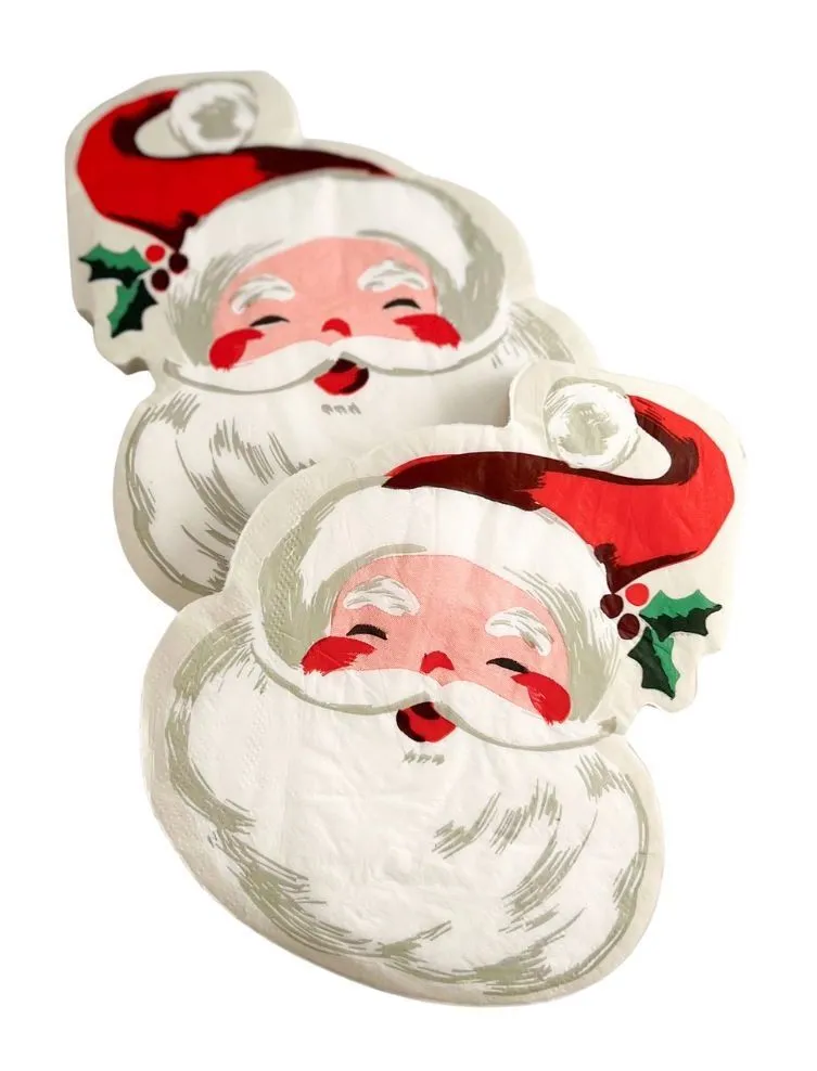 Santa Face Lunch Napkins Set of 20