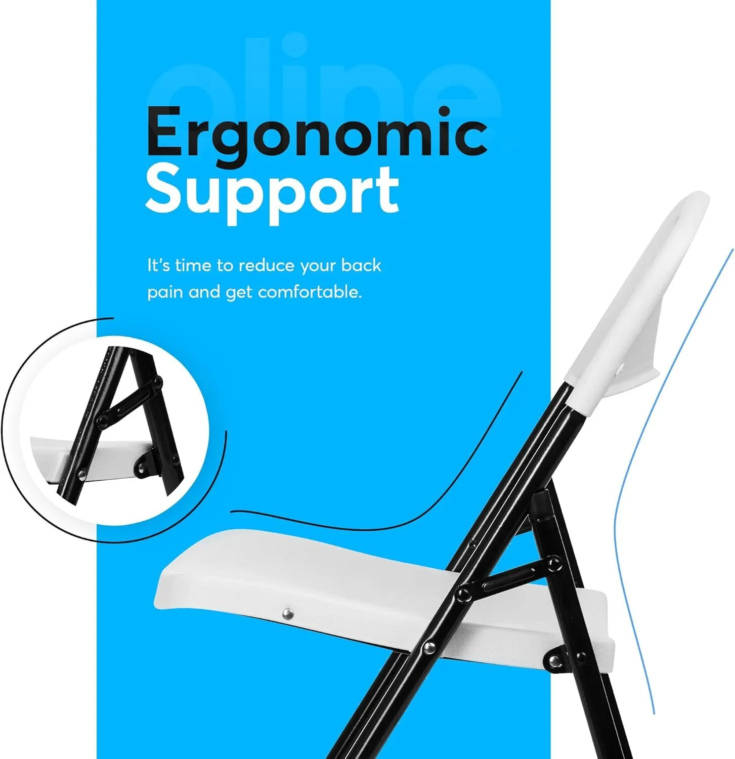 Folding Chair- White