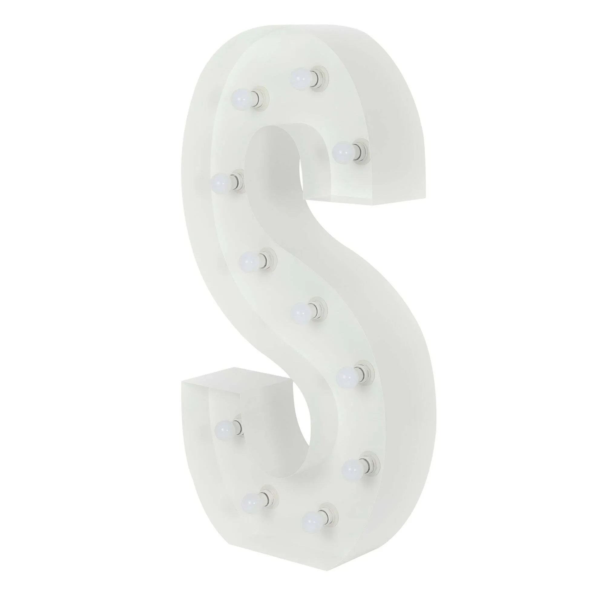 3' Marquee Light Up Letter "S"