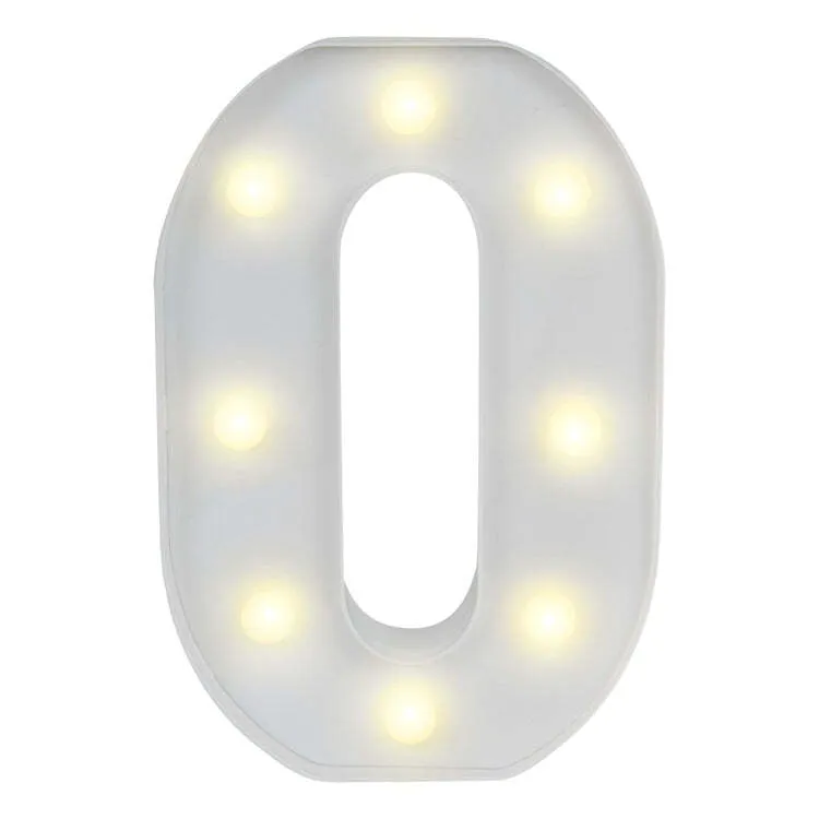3' Marquee Light Up Letter "O"