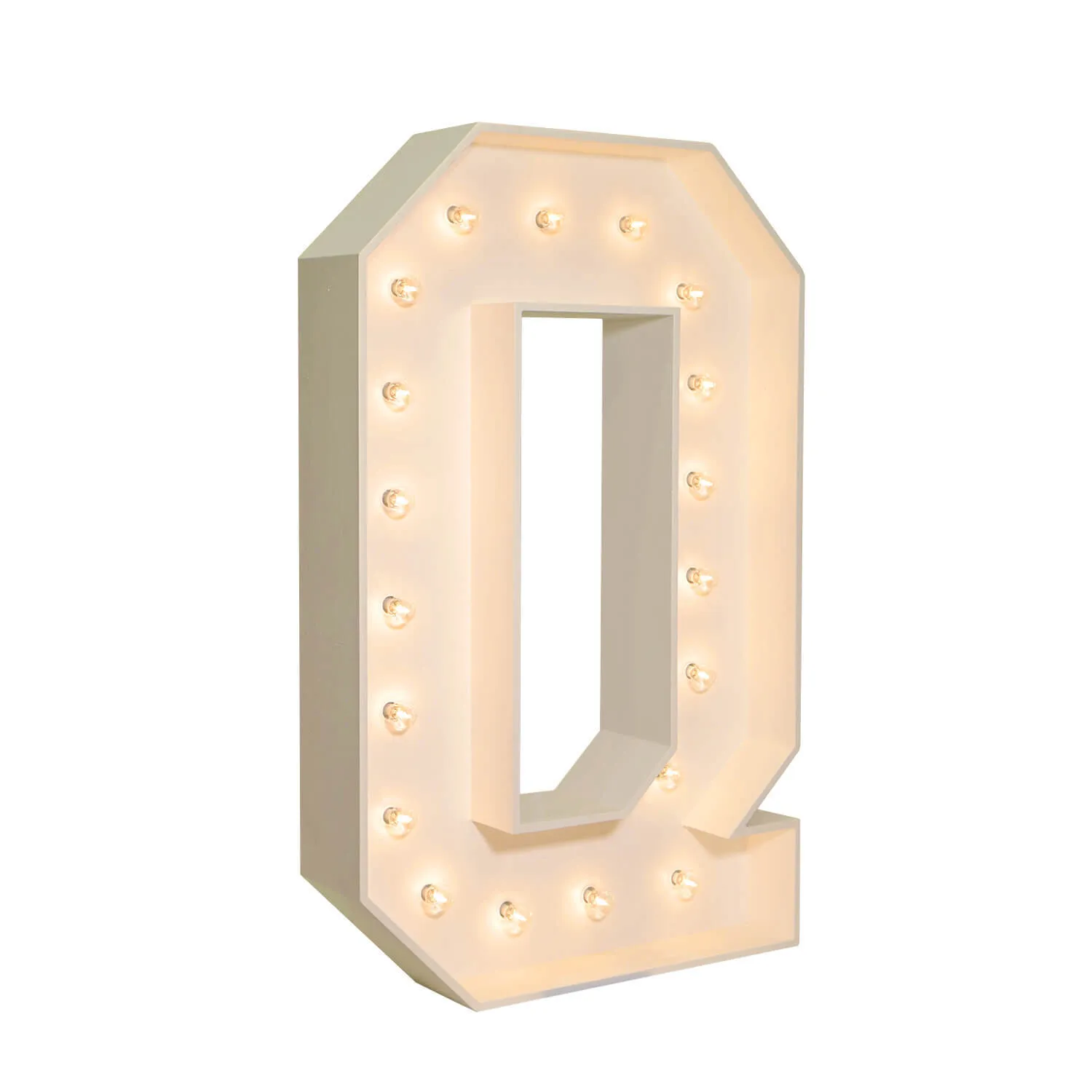 3' Marquee Light Up Letter "Q"