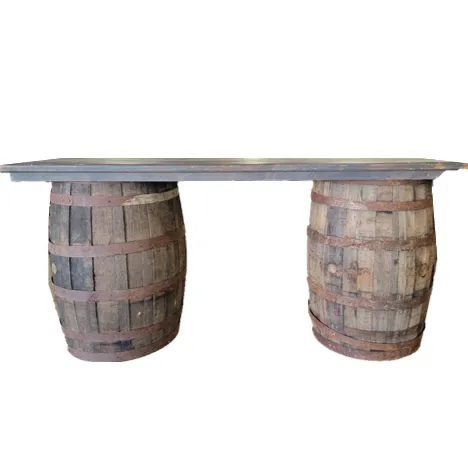 Wood Barrel Bar 