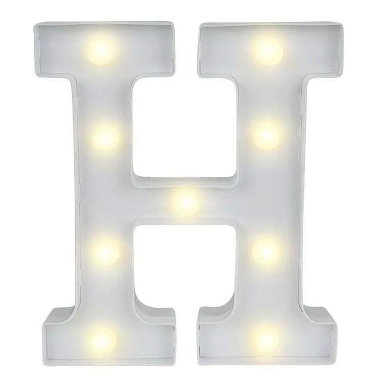 3' Marquee Light Up Letter "H"
