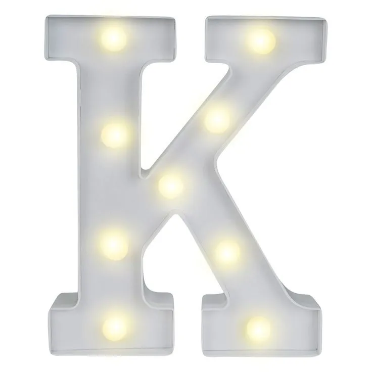 3' Marquee Light Up Letter "K"