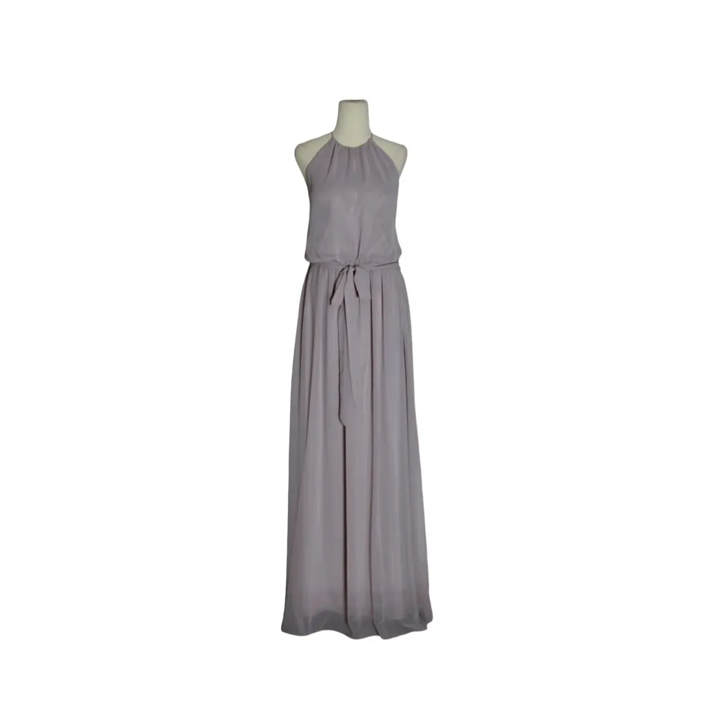 Grey Halter Gown