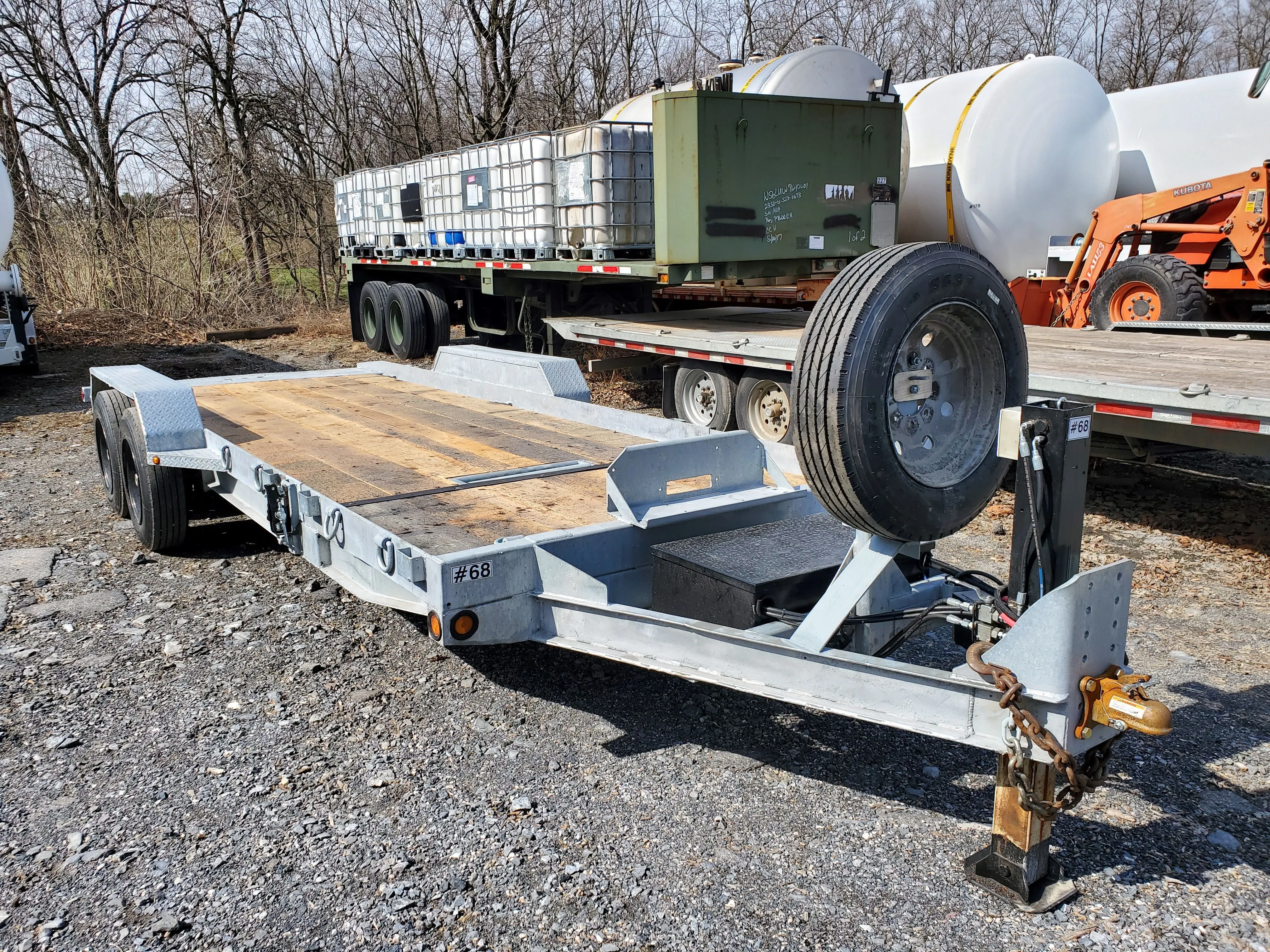 Cam Superline Tilt Deck Trailer with Winch