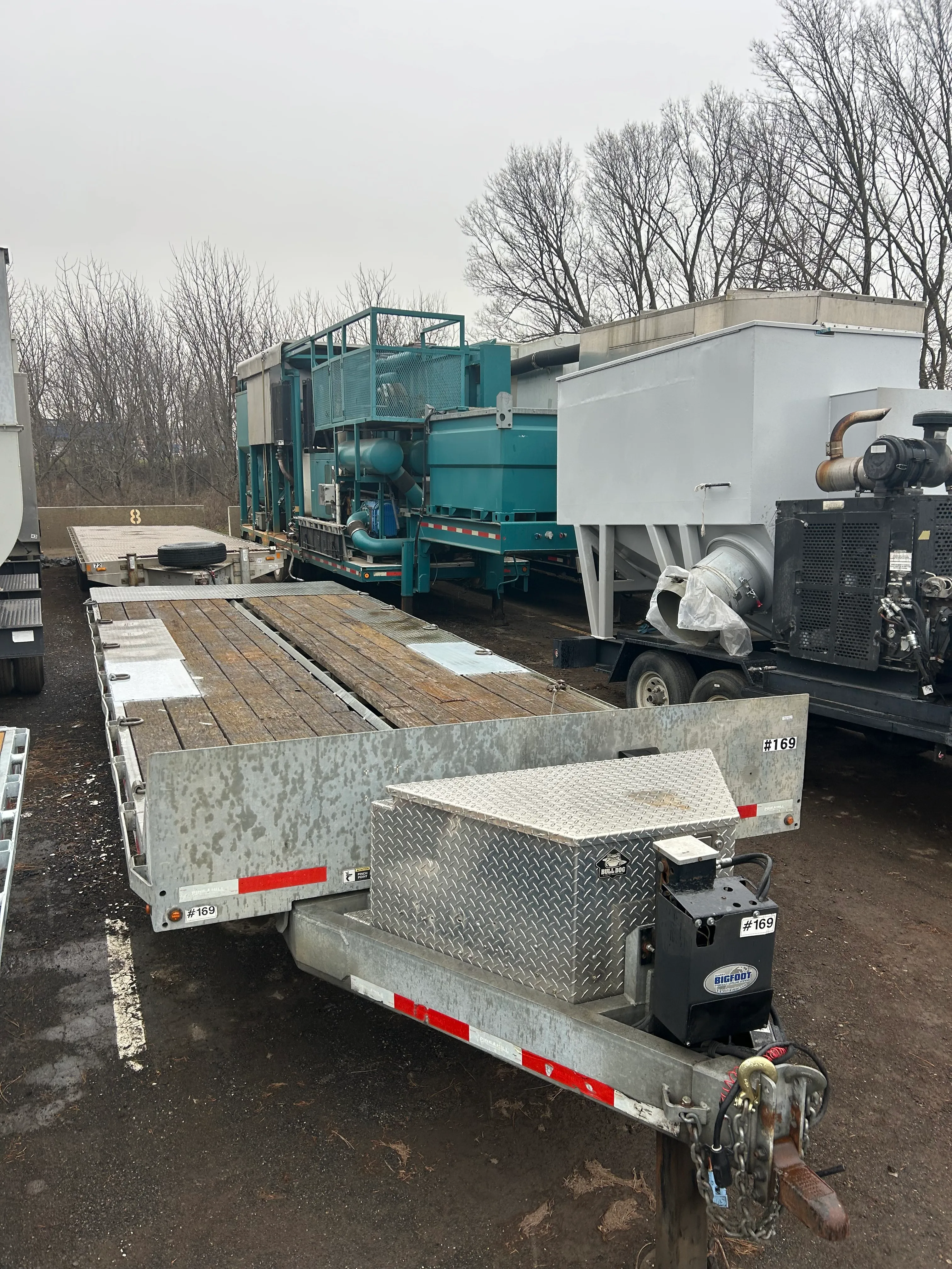 Full Tilt Trailer with Knife Edge Tail and Winch