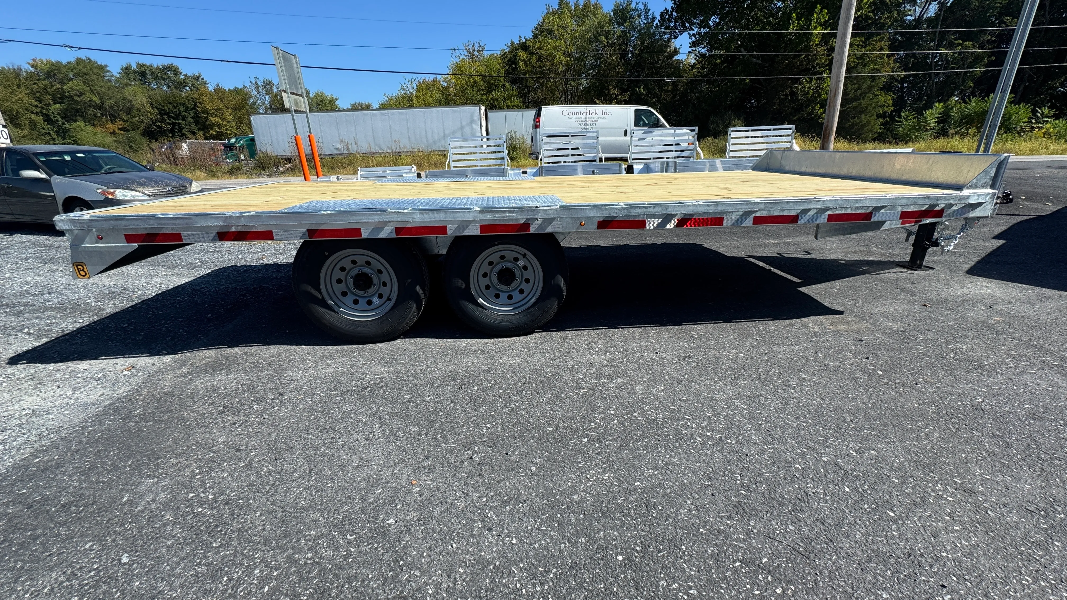 Belmont Galvanized Trailer