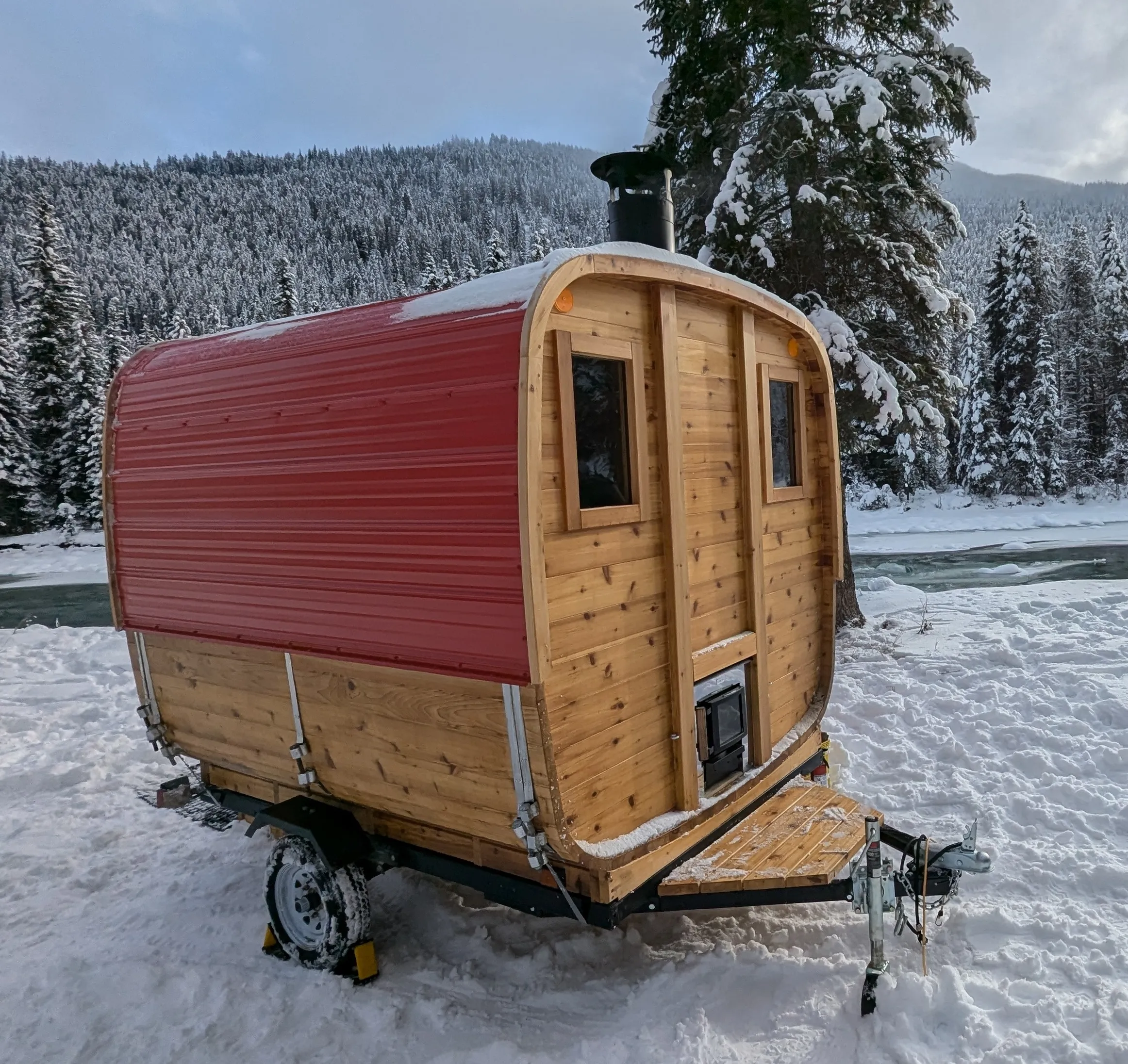 Hot Box Mobile Sauna