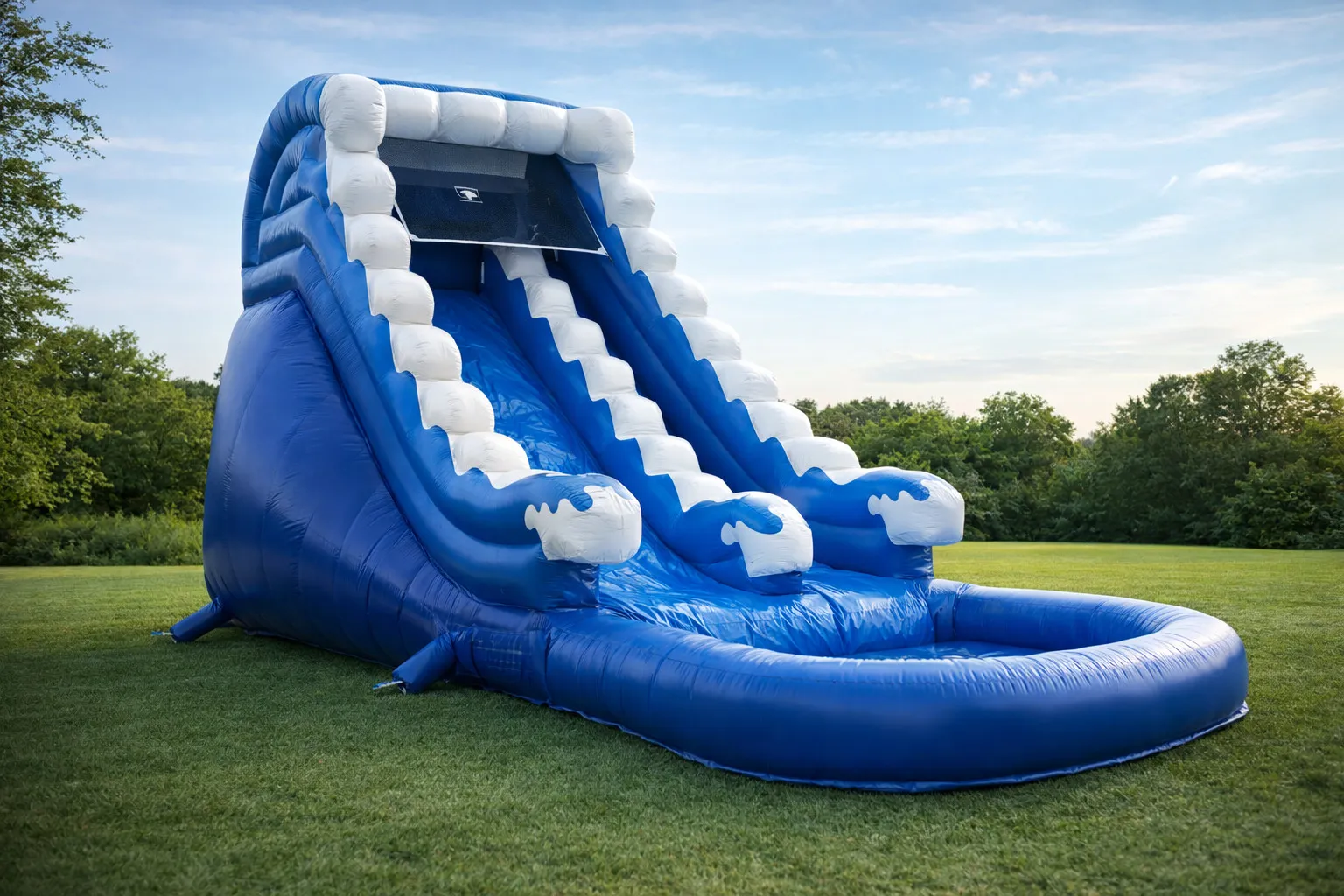 The "Wave-runner"  16ft Slide. Wet slide only.