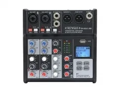 Mixage 2 micros 1 Ligne + USB + bluetooth