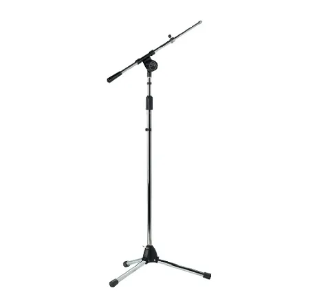 Pied de micro avec perchette télescopique