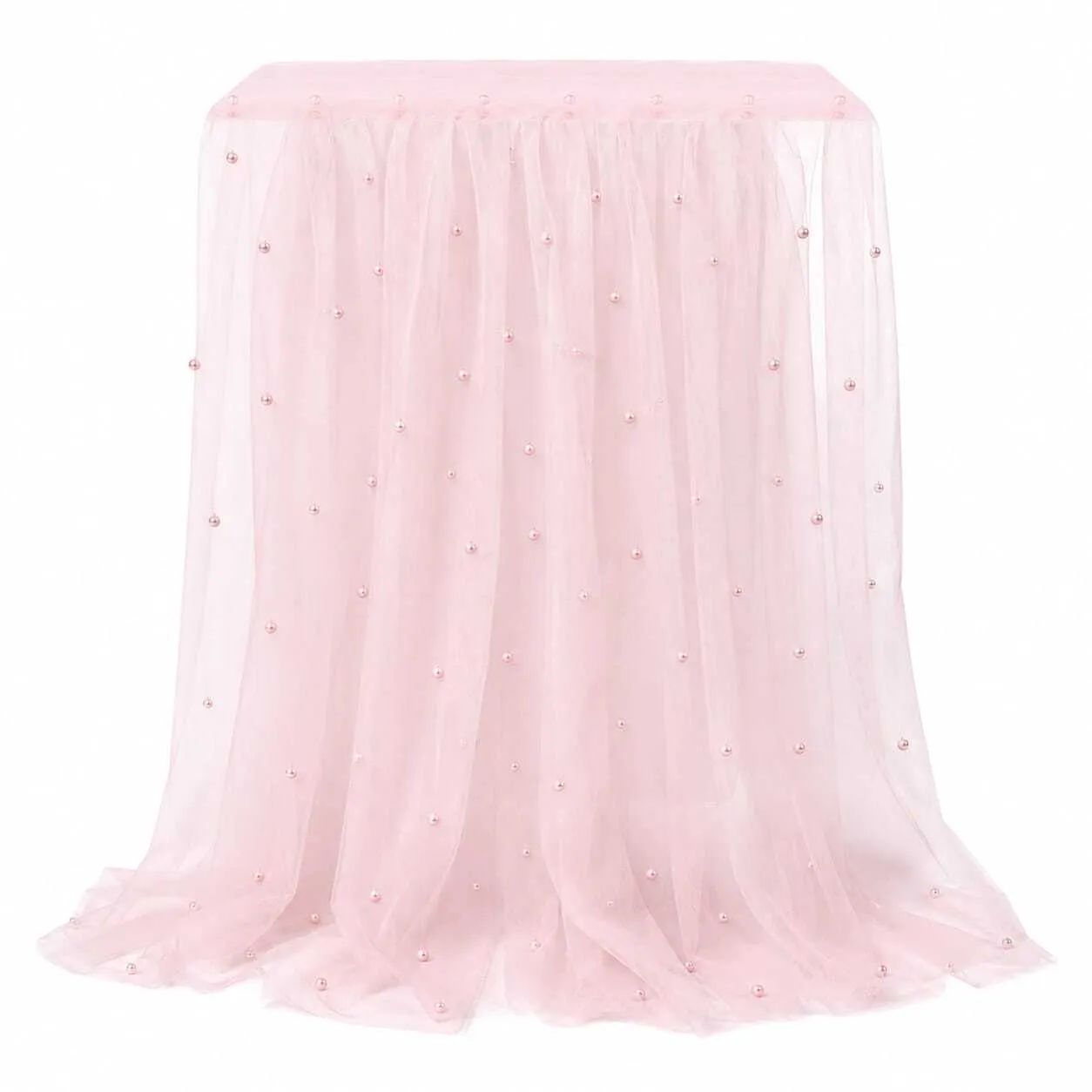 Perlentischläufer - rosa (80cm x 300cm)