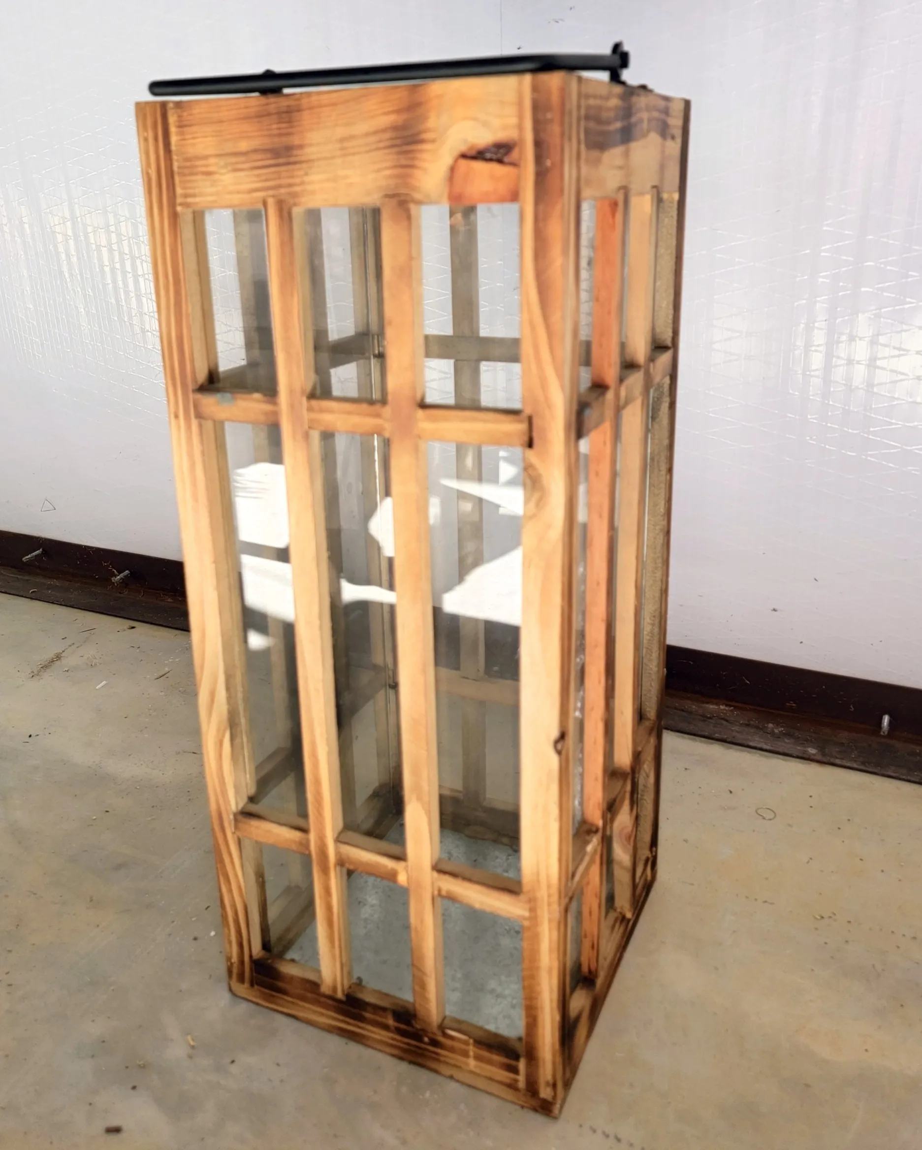 Rustic Window Style Lantern