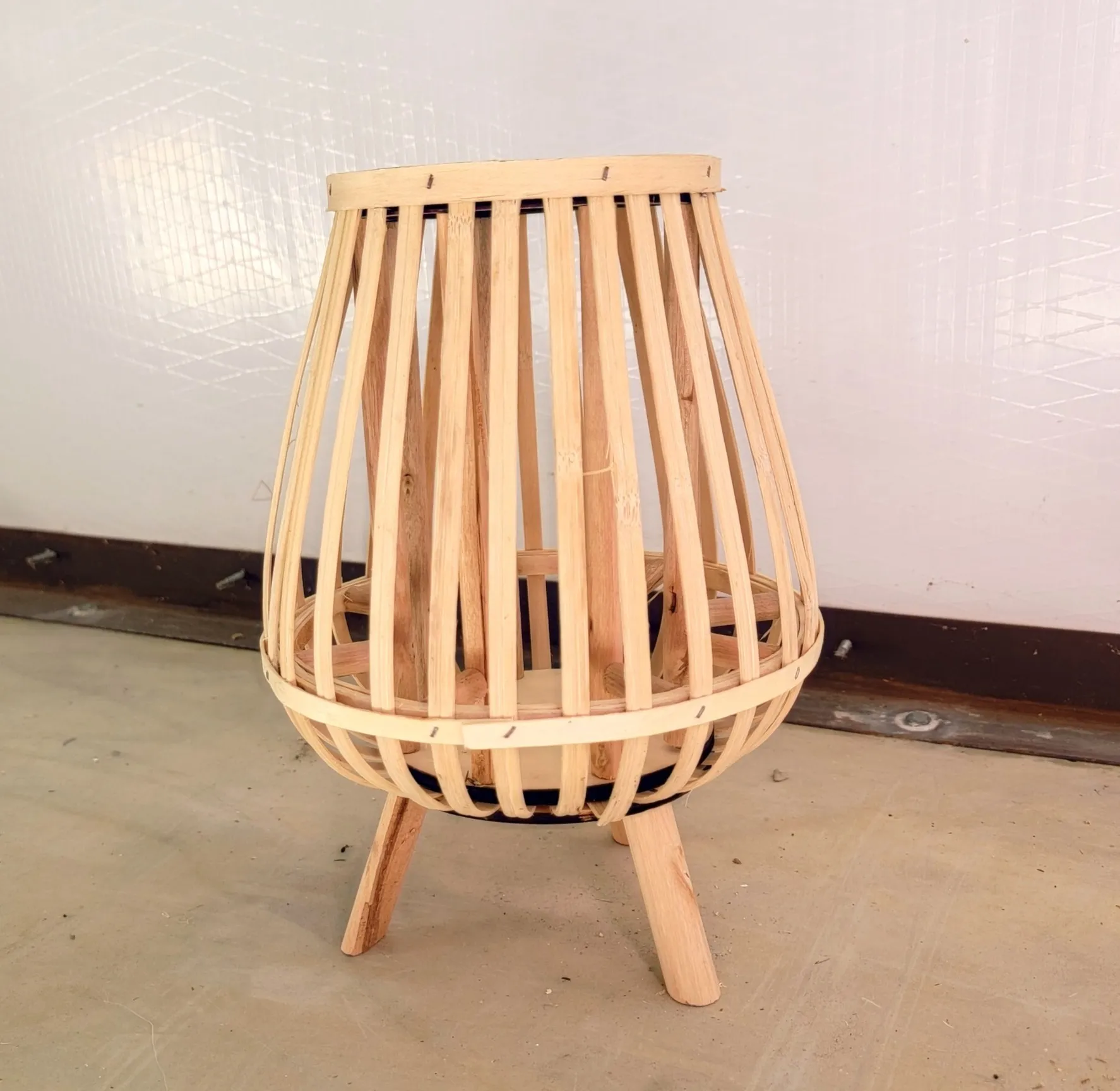 Rattan Teardrop Lantern