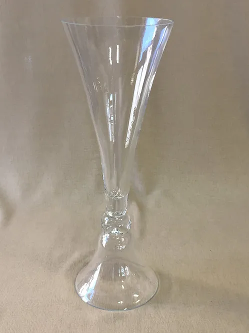 Clear Clarinet Vase