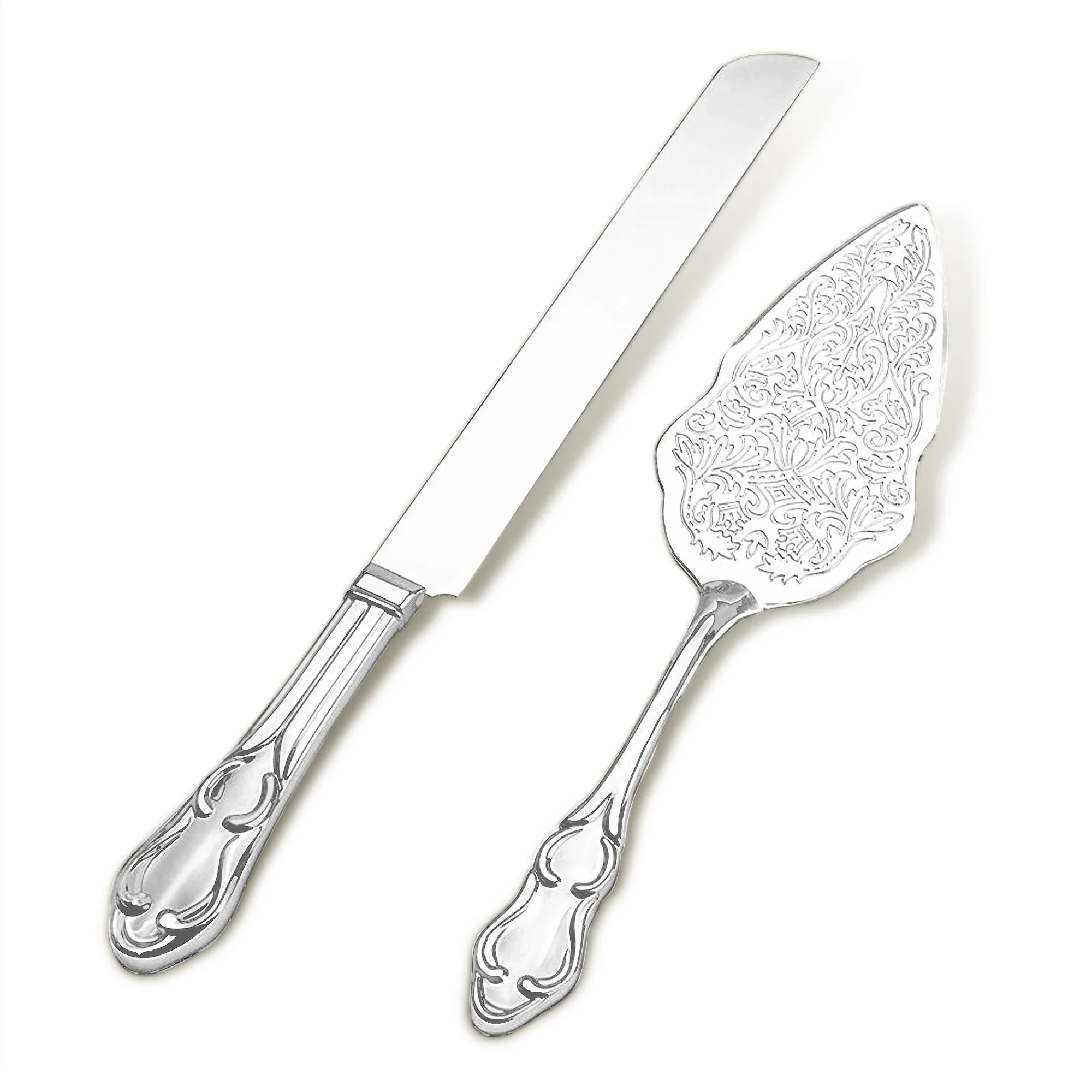 Strova Silver Wedding Cake Serving Set