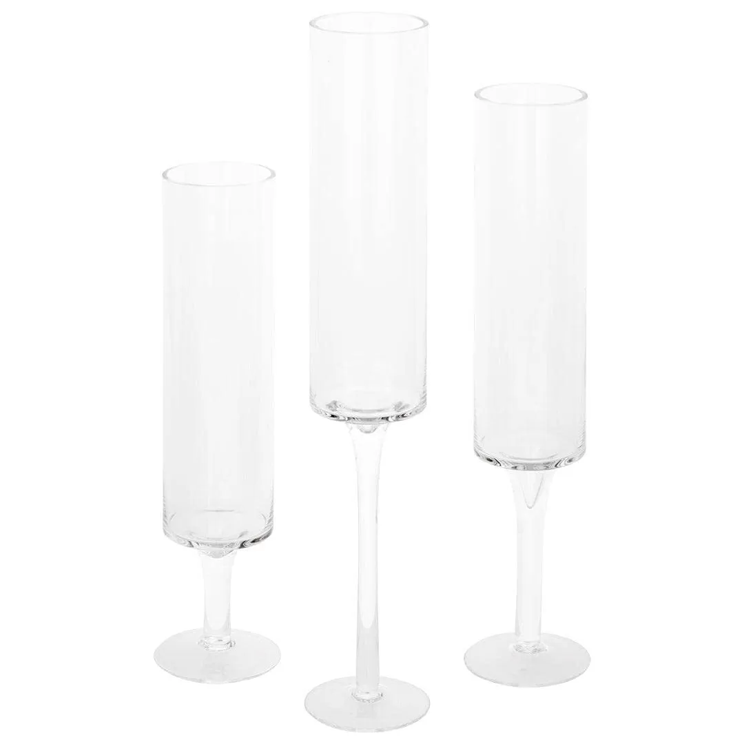 Modern Skinny Pedestal Candle Holders