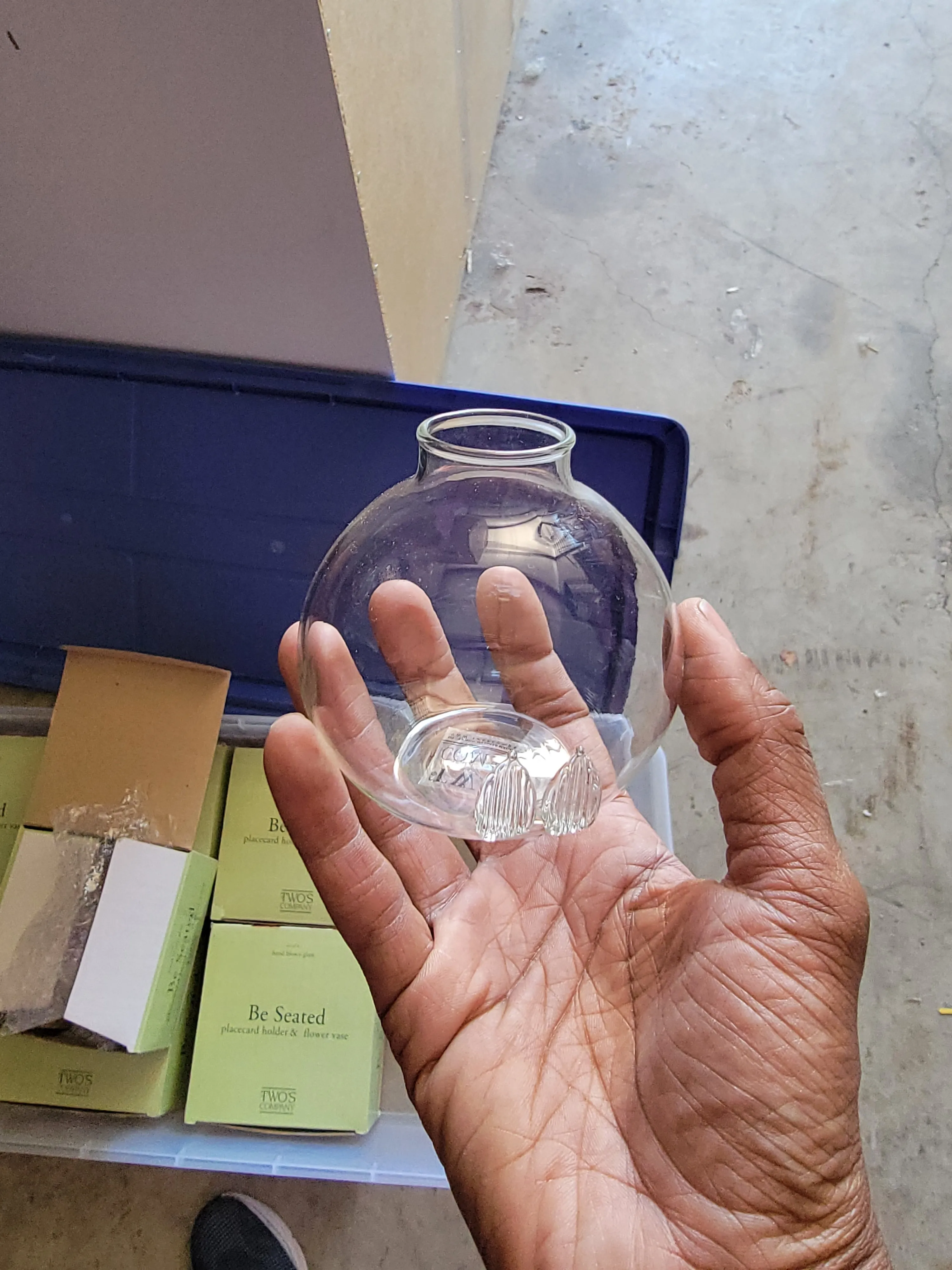 Bud Vase Sign Holder