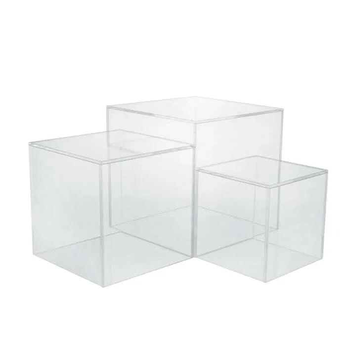 Acrylic Cube Risers