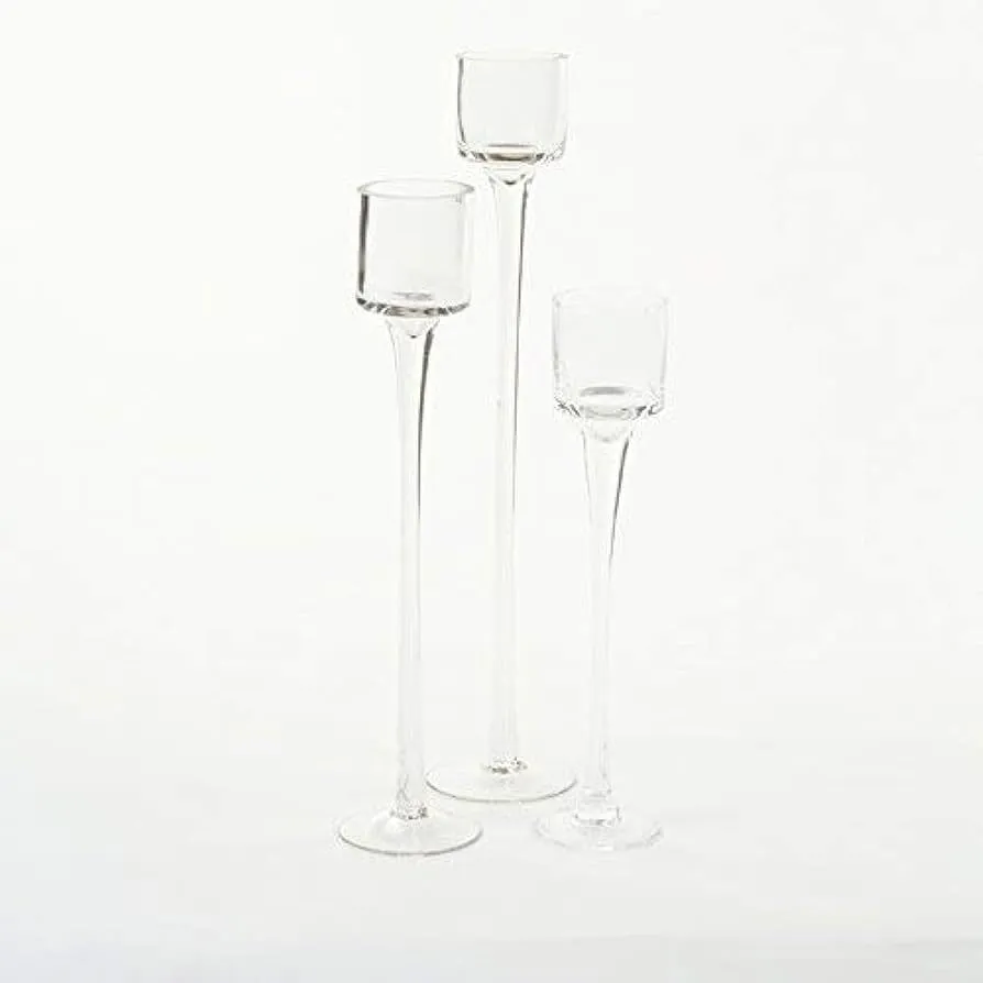 Long Stemmed Tealight Candle Holder Set