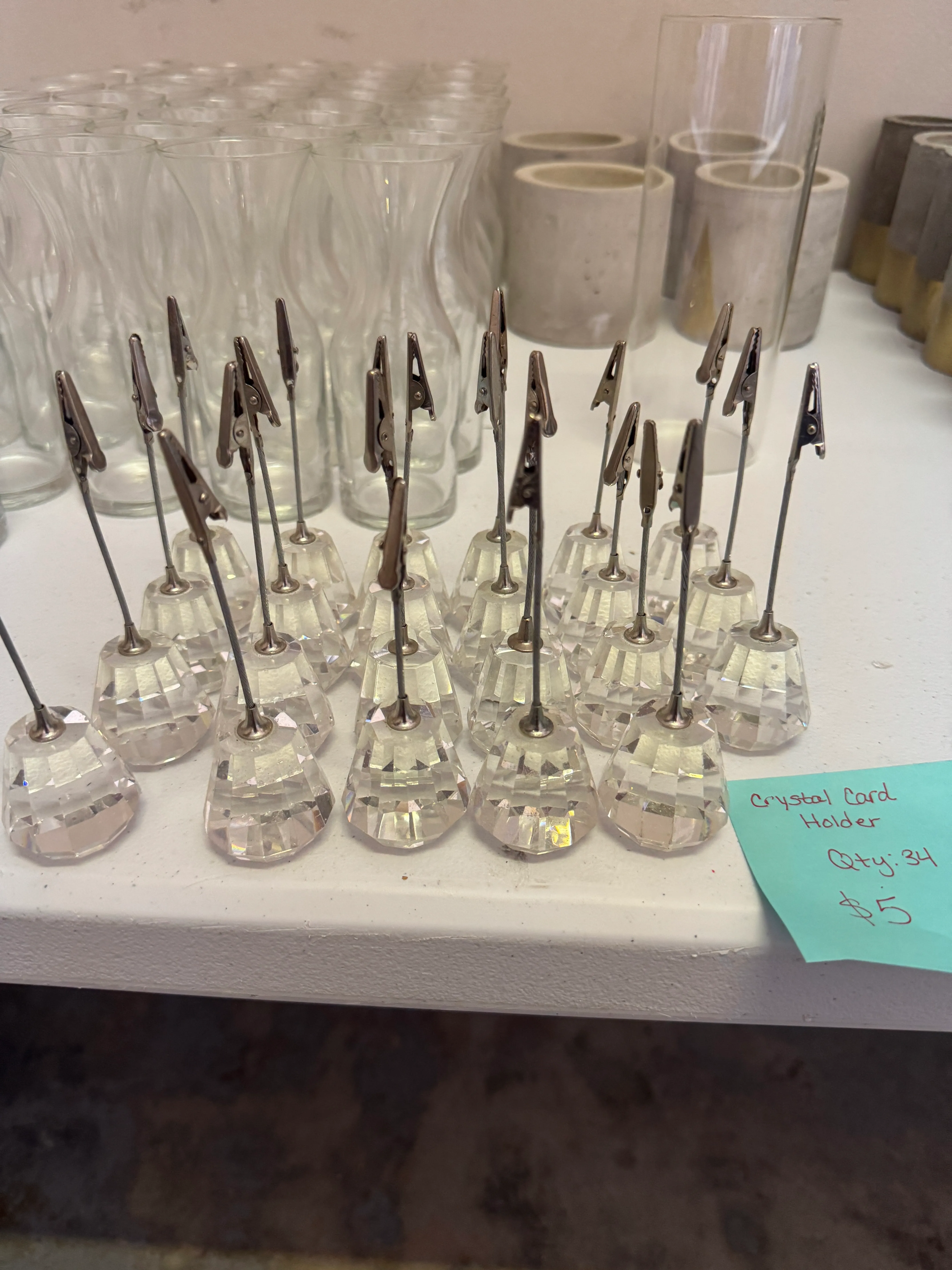 Crystal Card Holders