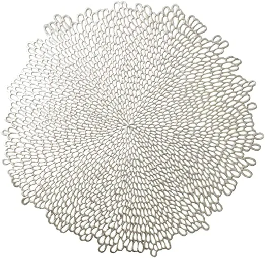 Silver Dahlia Placemat