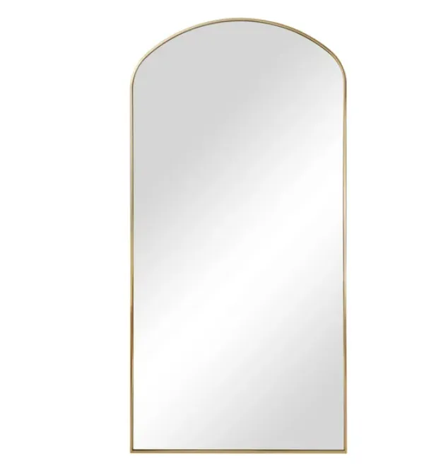 Wide Gold Arch Mirror
