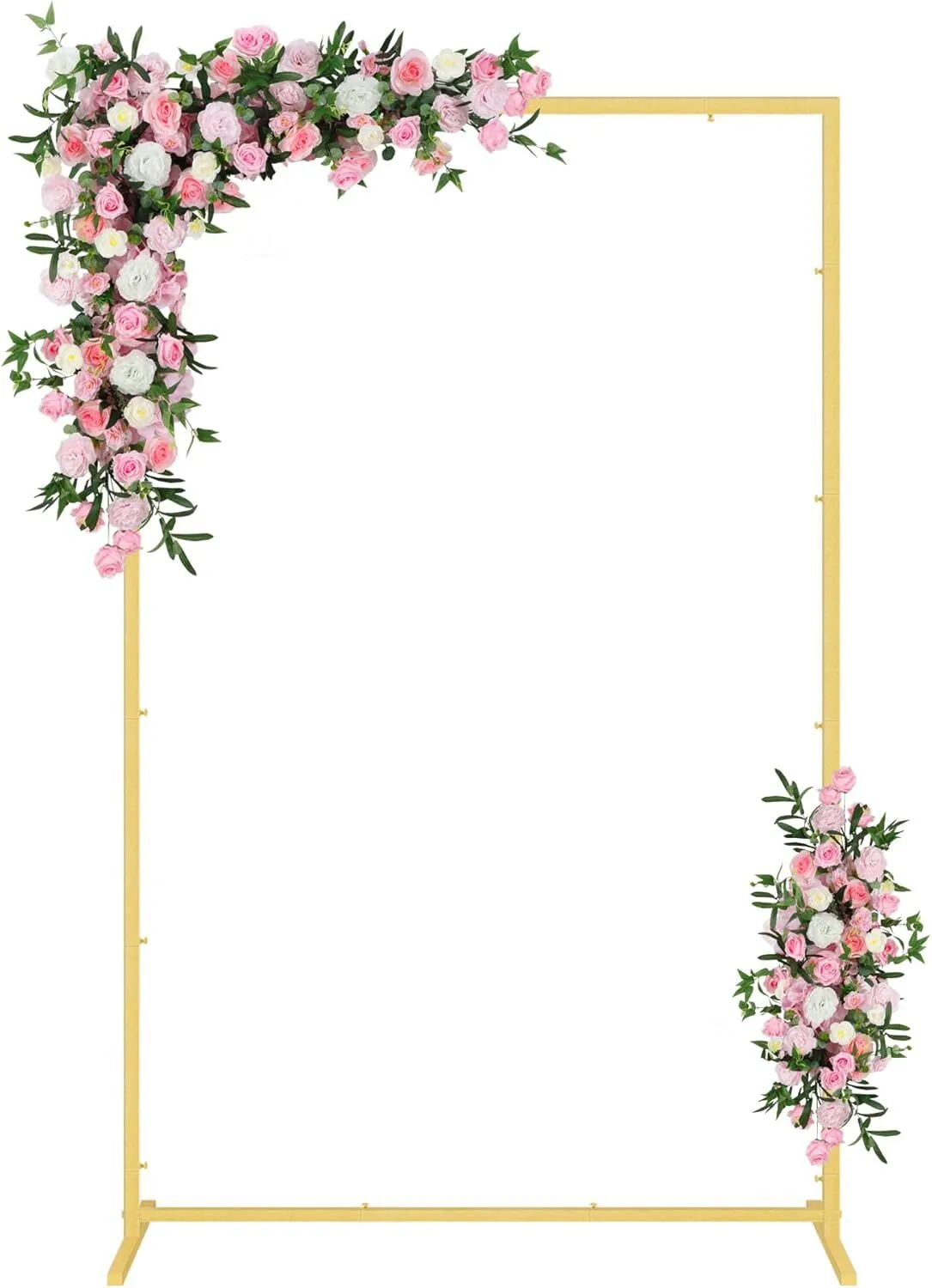 Gold background metal frame