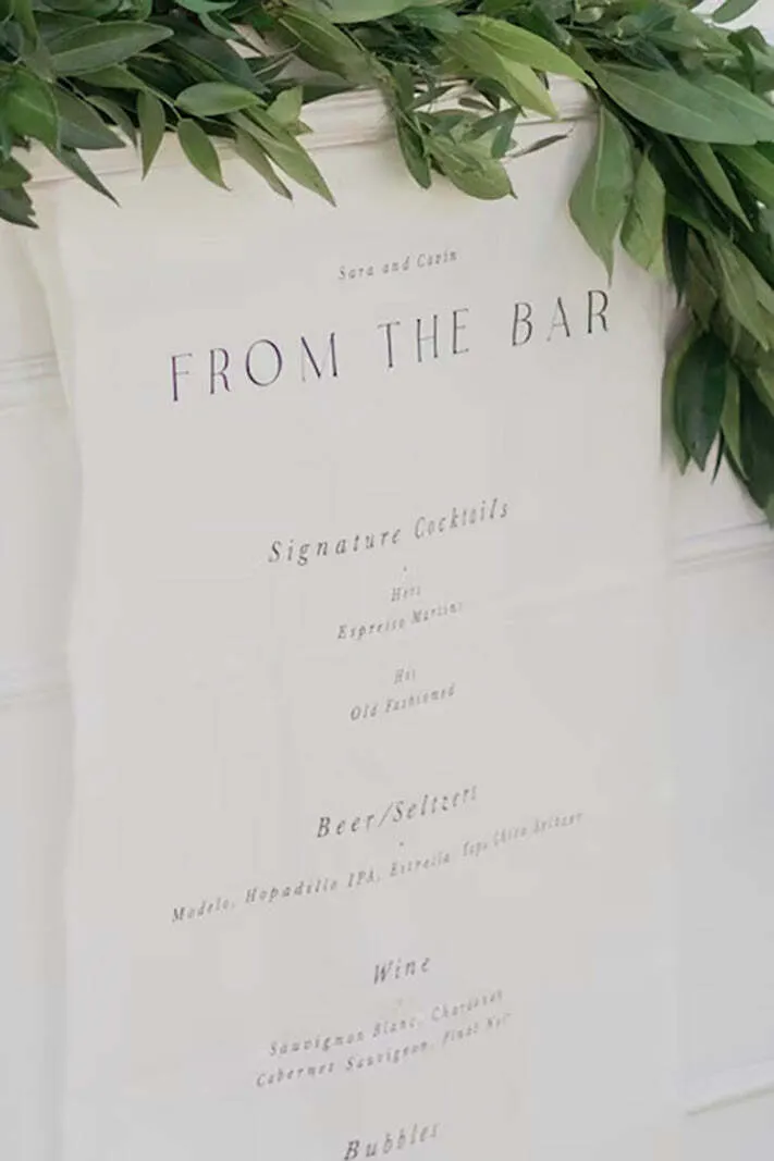 Linen Bar Sign