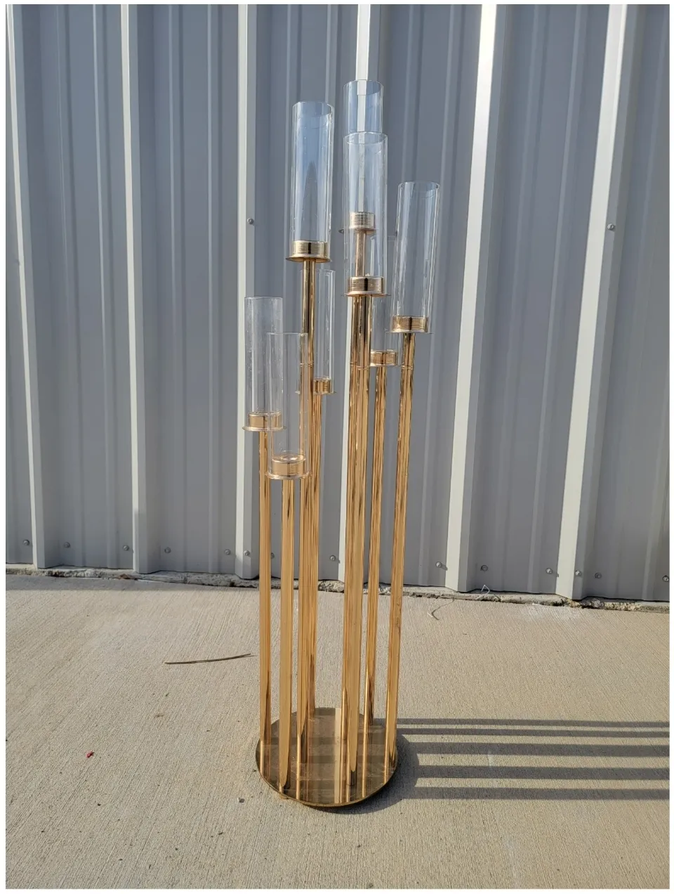Gold Stem Candelabra
