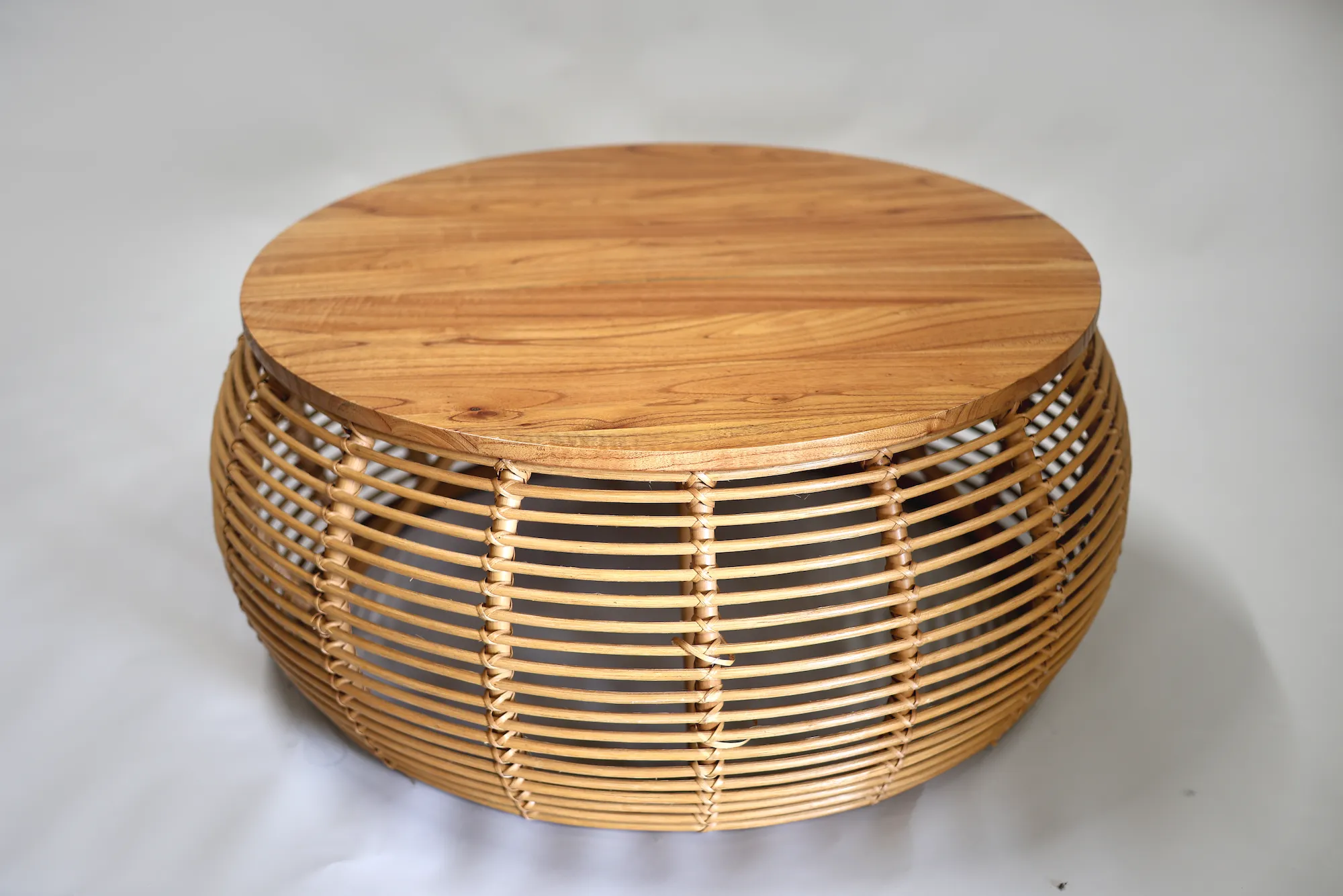 Rattan Round Coffee Table