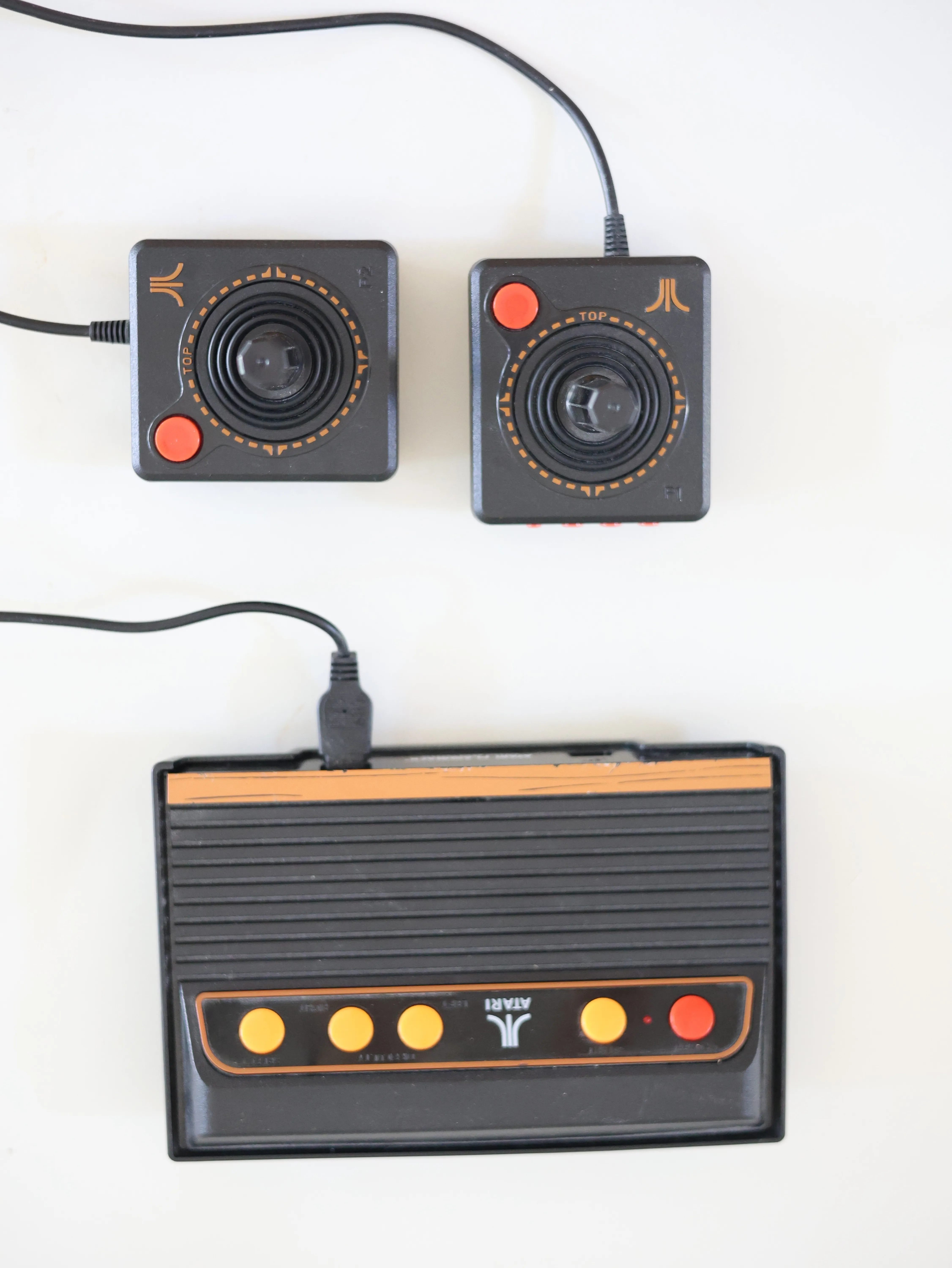 Atari Console And Joysticks