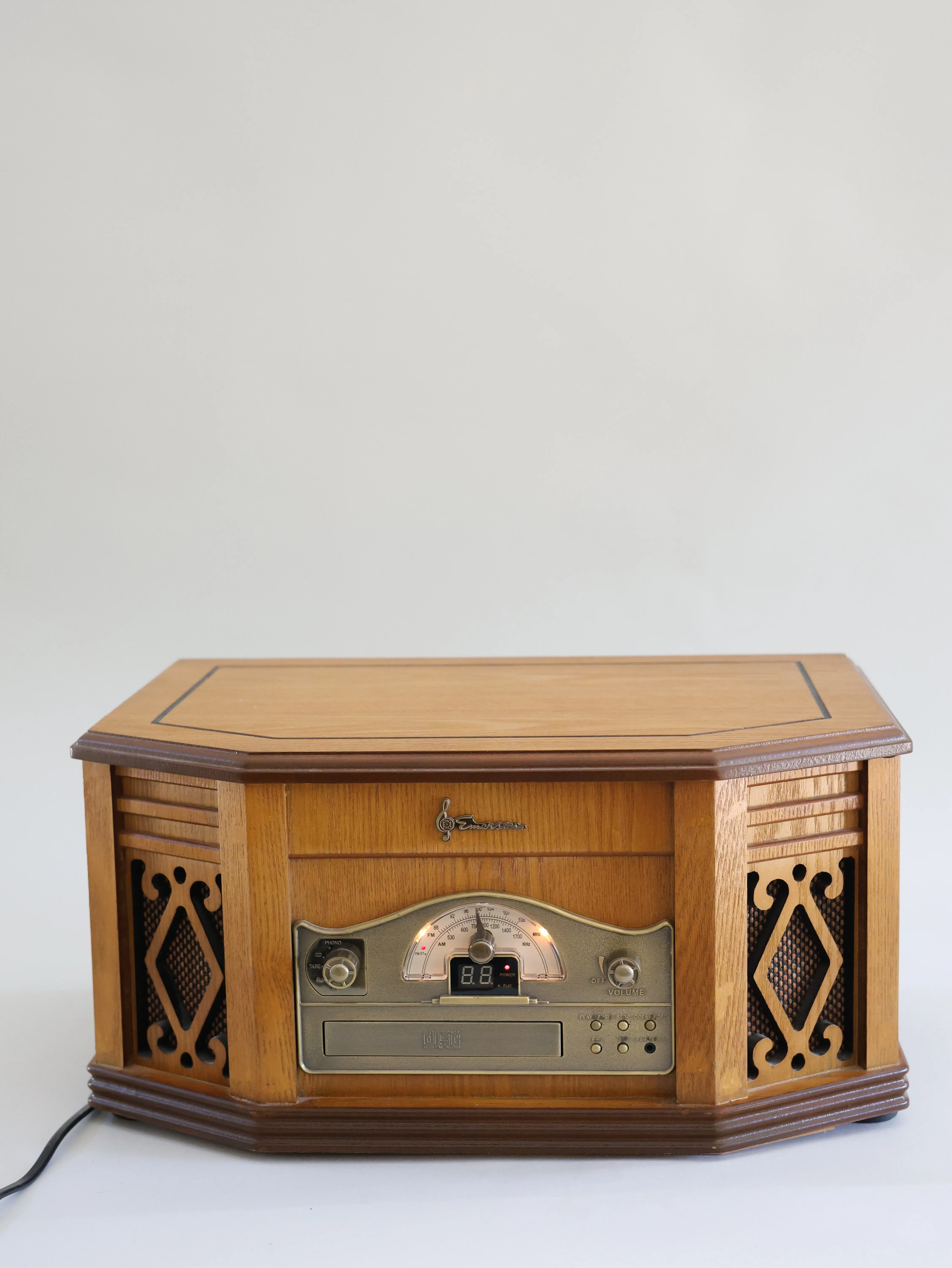 Emerson Wooden Vinyl Player